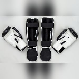 REVGEAR Martial Arts Gloves and Shin Pads - adult medium